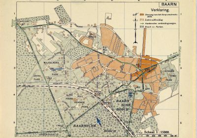 Landkaart - Plattegrond