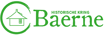Het logo van de Historische Kring Baerne met het oude tolhuis